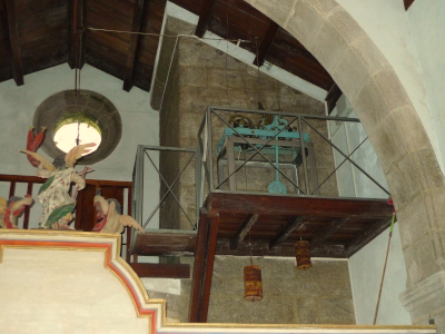 Iglesia de Santa Cruz de Baldomar. Máquina del reloj