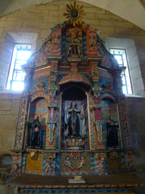 Retablo de la Virgen del Carmen en San Martín de Barciademera