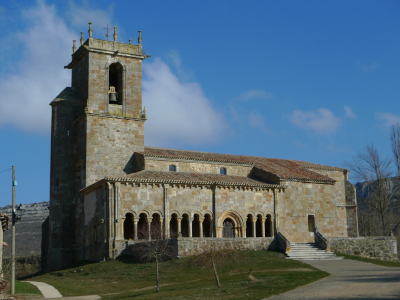 Igrexa dos santos Juan e Basilisa en Rebolledo de la Torre (Burgos)
